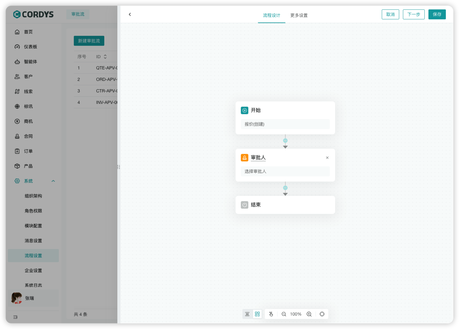 审批流页面