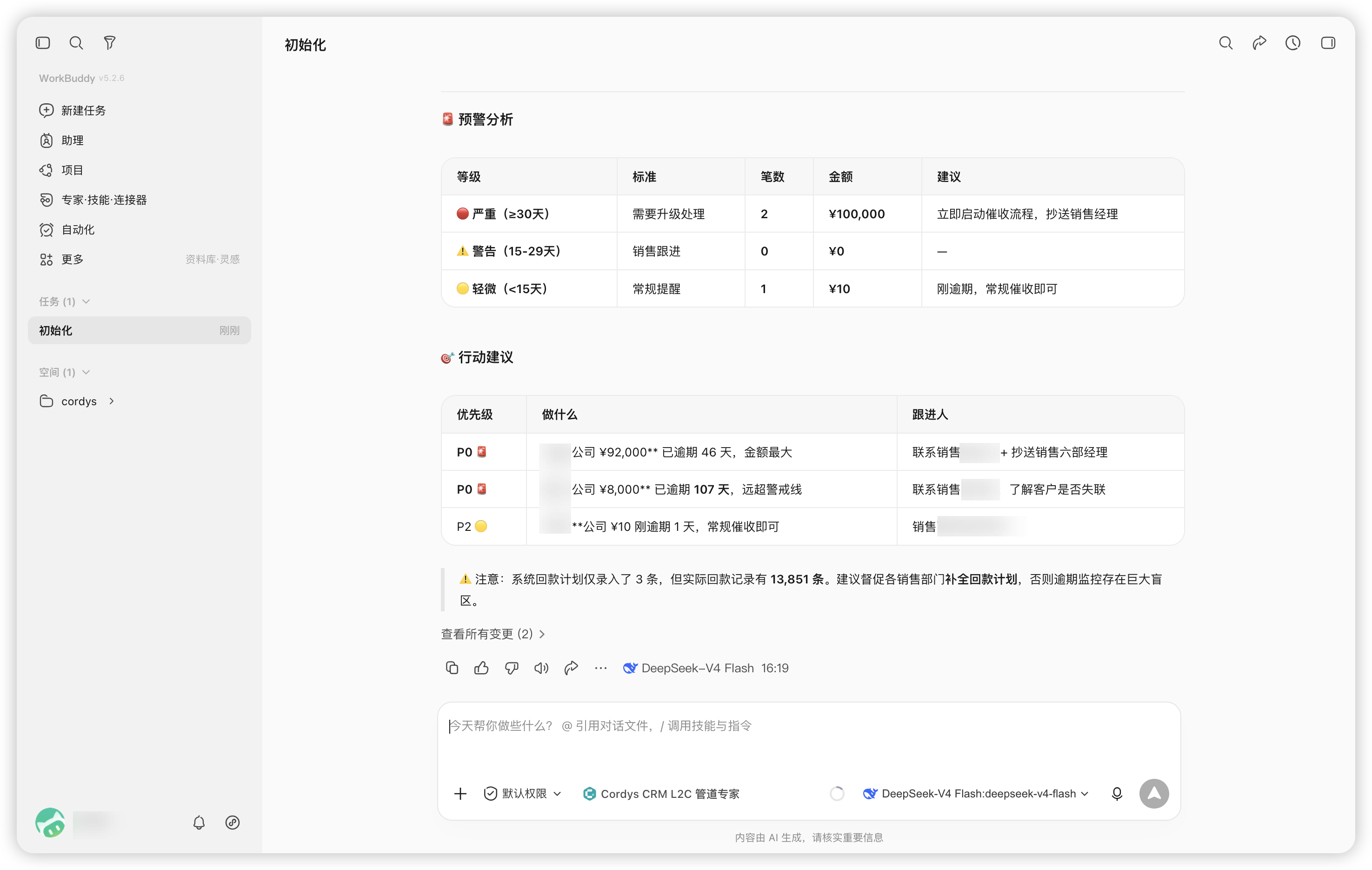 图10 财务应收全景：逾期回款清单与催收优先级